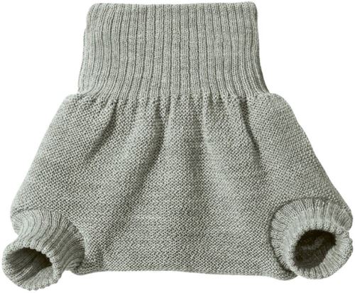 Culotte de protection grise en laine Mérinos 2-3 ans DISANA