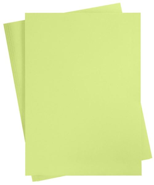 Creotime carton de couleur 60 x 42 cm 10 pièces 180 g de chaux