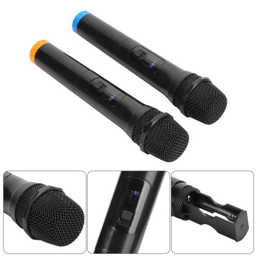 Microphone karaoké filaire / sans fil, micro sans fil portable Vhf