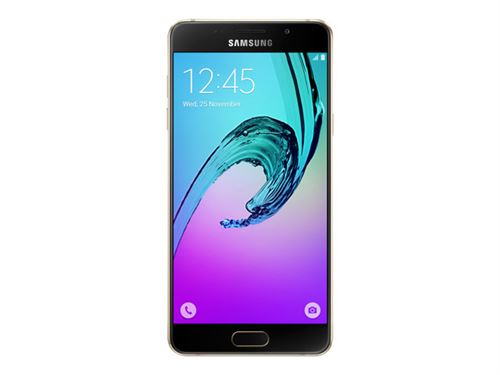 Samsung Galaxy A3 (2016) - 4G smartphone - RAM 1.5 Go / Mémoire interne 16 Go - microSD slot - écran OEL - 4.7"" - 1280 x 720 pixels - rear camera 13 MP - front camera 5 MP - or État correct - Samsung reconditionné disponible sur Fnac