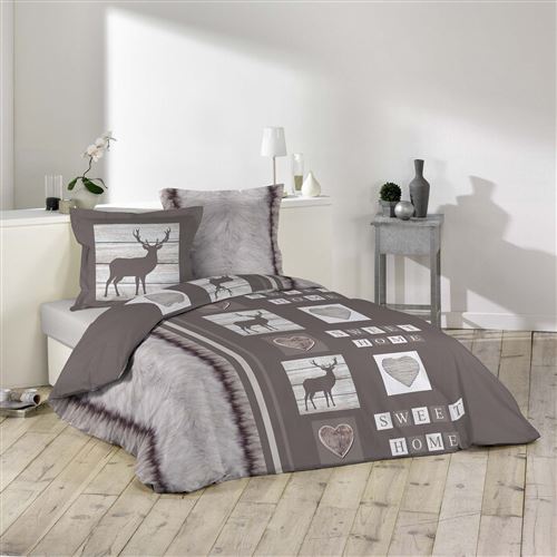 parure 3 p. 260 x 240 cm imprime 42 fils allover suedoise