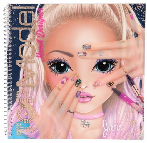 TOPModel livre de coloriage Create Your hand girls papier 22 cm