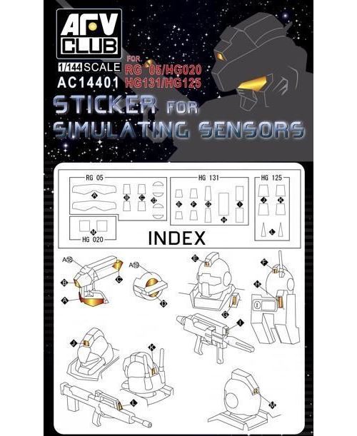 Sticker For Simulating Sensors - 1:144e - Afv-club