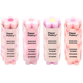 Gomme longue rose fleur Sakura, Printemps Japonais - 1