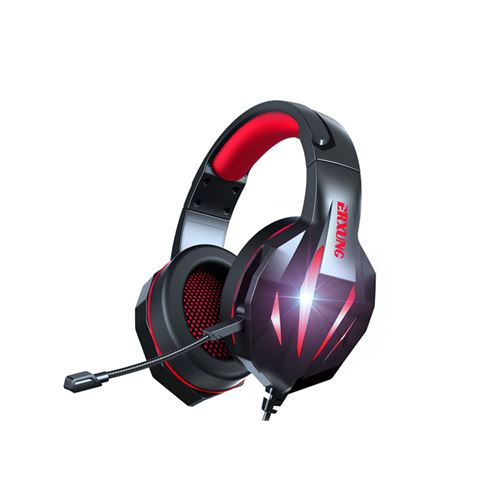 Casque Filaire ERXUNG J5 Rouge