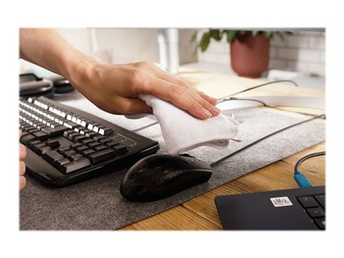 Kensington Pro Fit Washable Wired Mouse - Souris - droitiers et gauchers - optique - 3 boutons - filaire - USB