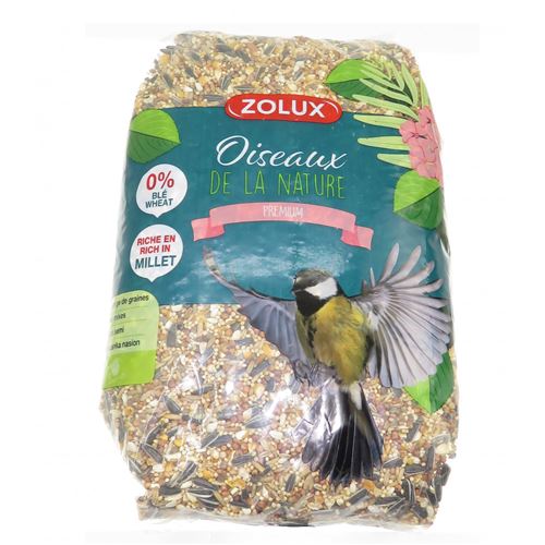 Graines mélange premium . riche en millet 2.5 kg .pour oiseaux - zolux - ZO-171012