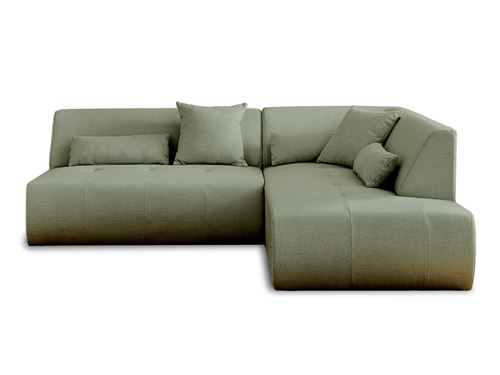 BestMobilier - Canapé 5 places - 220 x 220 x 75 cm - Vert - Image 2