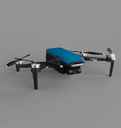 Drone Faith 2 avec caméra 4K 5G WIFI 3 axes GPS bleu