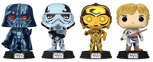 GENERIQUE - Figurine Funko Pop! - Star Wars - Retro Series - 4 Pack - Image 4