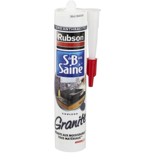 Rubson - Mastic Silicone - Étanchéité - Gris - 280 ml - Image 2