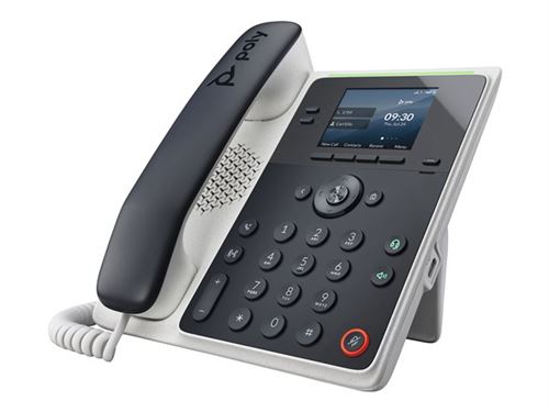 Poly Edge E100 - Téléphone VoIP avec ID d'appelant/appel en instance - (conférence) à trois capacité d'appel - SIP, SDP