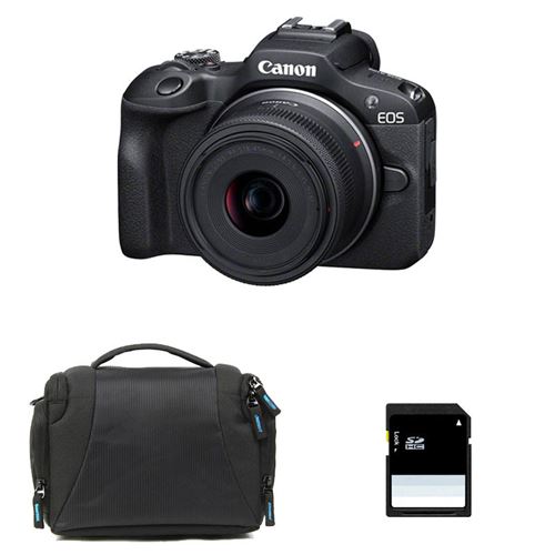 EOS R100 + RF-S 18-45mm f/4.5-6.3 IS STM + Sac + Carte SD 8 Go