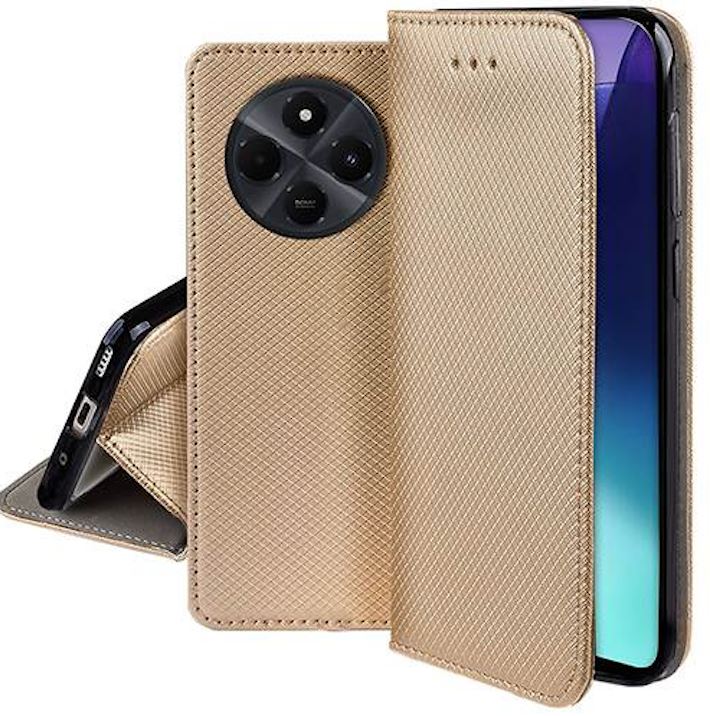 Housse Portefeuille Avec Rabat Pour Xiaomi Redmi 14C / Poco C75 - Protection RFID, Support Intégré, Couleur Bleue - 9