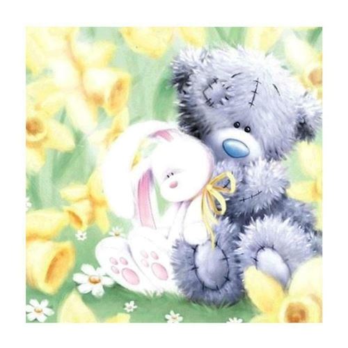 Peinture au diamant DIY 5D ZY156 - Ours en peluche (30x30CM)