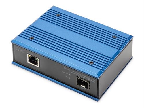 Non Communiqué Digitus - Convertisseur De Média À Fibre Optique - 1Gbe - 1000Base-Fx, 10/100/1000Base-T - Rj-45 / Sfp (Mini-Gbic) - Jusqu'à 80 Km