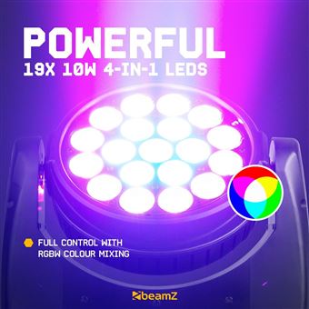 Beamz FUZE2812 28x LED 12W - Lyre LED - Lumière LED 12 watts