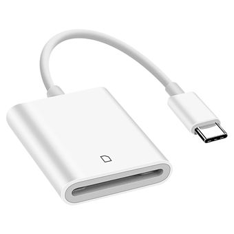 Lecteur Carte SD, Adaptateur USB-C Blanc - 1