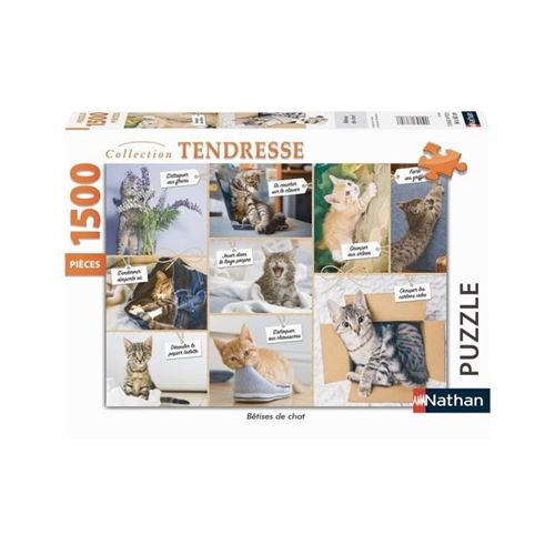 Puzzle 1500 Pieces - Betises De Chat