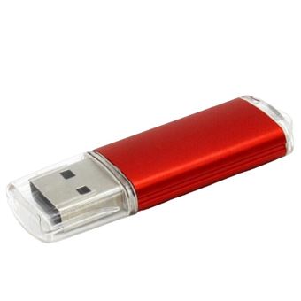 Cle USB 64 GO, Clé USB 64 Giga Mini Clef USB 64GO USB 2.0 Pen Drive 64GB  avec Lumière LED pour Ordinateur Portable, Tablette, PC etc Stockage  Données (Rouge) : : High-tech
