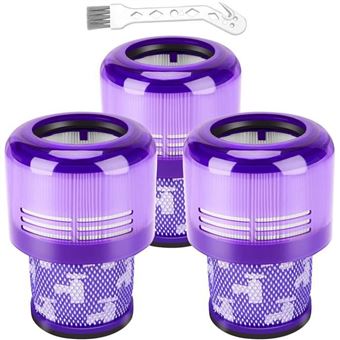 Pack de 4 filtres Allotech compatible pour aspirateur Dyson V7/V8