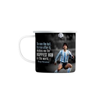 Mug En Metal Emaille Citation Anglais Maradona Tasse Et Mugs Achat Prix Fnac