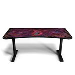 Arozzi Arena Gaming Desk - Bundle Crawling Chaos - Bureau de jeu ergonomique - Extra large - Noir/Rouge
