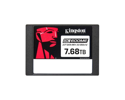 Non Communiqué Kingston Dc600me - Ssd - Mixed Use - Chiffré - 7.68 To - Interne - 2.5" - Sata 6Gb/S - Aes 256 Bits - Tcg Opal Encryption 2.0