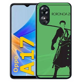 Coque My-Kase Pour Oppo A17 - One Piece Roronoa Zoro - Silicone - Noir - Coque Et étui Téléphone