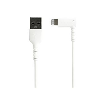 StarTech.com Câble Lightning vers USB coudé de 1 m - Certifié Apple MFi -  Noir - Câble - StarTech