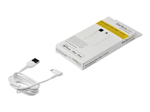 StarTech.com Câble USB-C vers Lightning Blanc Robuste 2m - Câble de  Charge/Synchronistation USB Type C vers Lightning Fibre Aramide -  iPad/iPhone 12 Certifié Apple MFi sur