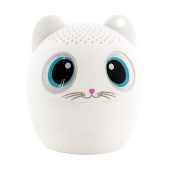 Mini enceinte bluetooth - Sing song Chat blanc - Pylones - 1