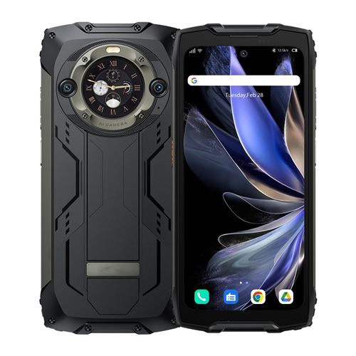 Smartphone 8GB+256GB Android 13 6.7 Inch IP68 64MP 15080mAh NFC 4G Orange YONIS