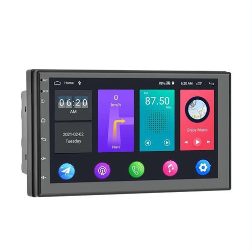 Autoradio Android 7 Pouces Écran Tactile GPS Bluetooth WiFi Caméra Recul YONIS