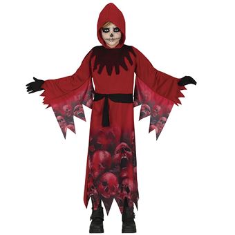 déguisement esprit satan chasseur d'âmes enfant - 5/6 ans - rouge - guirca 78136 - 1