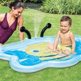 Piscine gonflable Intex Abeille avec fontaine intégrée