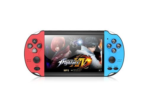 Console rétrogaming SZSMART X7 4.3 8G, 10000 jeux de mains