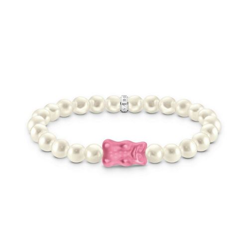 Thomas Sabo A21540829L17 Bracelet Argent 925 Femmes Goldbär rose 17cm