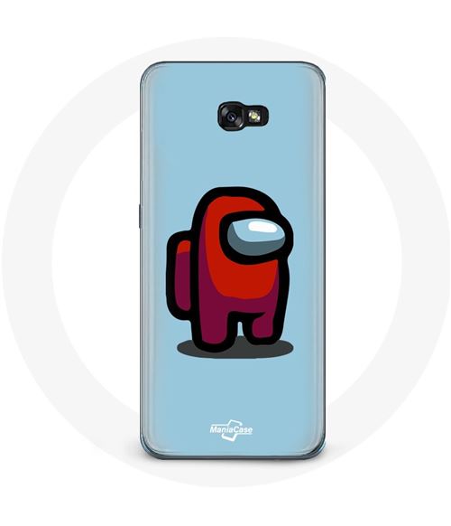 Coque pour Samsung Galaxy A3 2016 Among Us jeu vidéo Fond bleu Maniacase