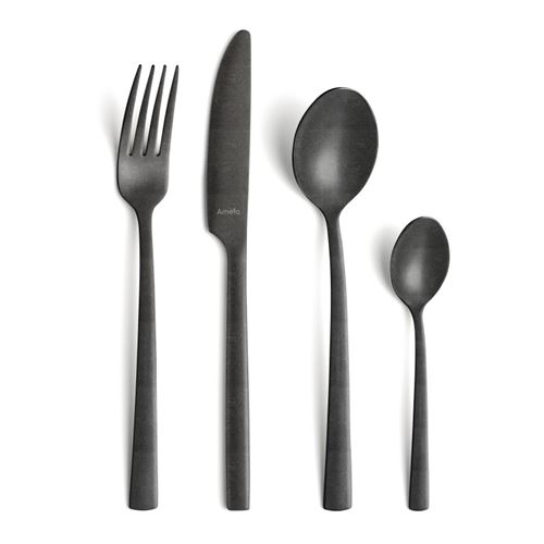 AMEFA - MANILLE - Ménagère 16 pièces Noir