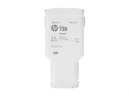 HP 738 - 300 ml - magenta - original - DesignJet - cartouche d'encre - pour DesignJet T950