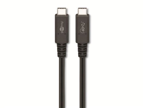 Goobay Noir Câble Usb-C Usb4 Gen 3X2 - Image 3