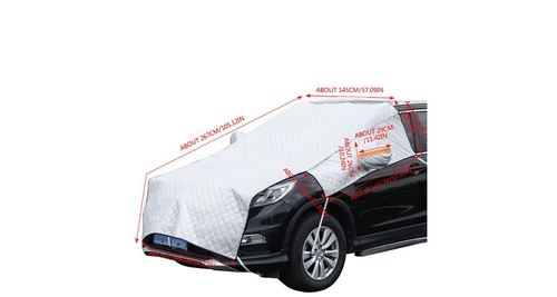 Couverture Pare-brise Housse Pare-brise Hiver Avec Aimants - Protection Anti-gel Et Neige - Taille Universelle Housse De Pare Brise Voiture