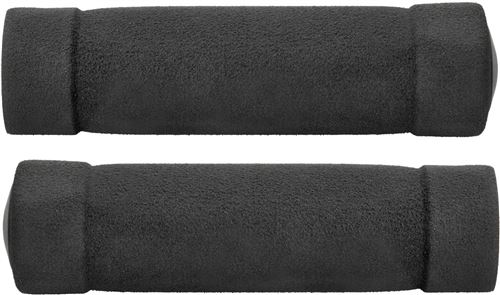 TOM poignées mousse 12 cm noir par paire