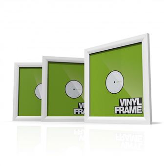 Cadre Vinyle, 2x Cadre pour Disque Vinyle en noir, Cadre Vinyle en bois, Cadre  Vinyle premium mural, Cadre photo vinyle & Vinyl Frame