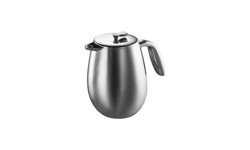 Bodum columbia cafetière à piston, double paroi, 12 tasses, 1. 5 l, en inox