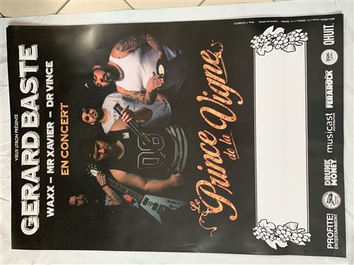 GERARD BASTE - WAXX - Mr XAVIER - Dr VINCE - 75x110cm - Affiche