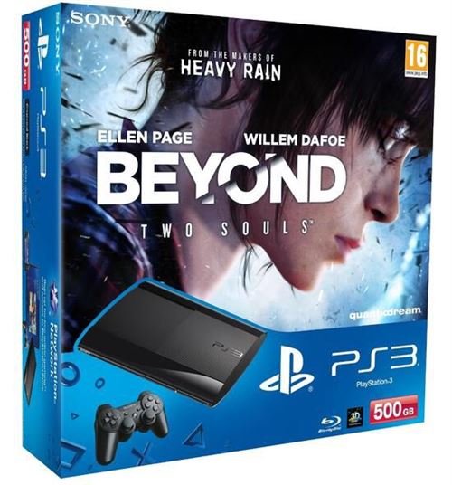 Console PS3 Ultra Slim 500 Go Sony + Beyond Two Souls + Last of Us État correct -  reconditionné disponible sur Fnac