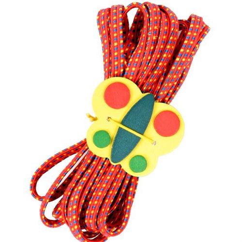 Jeu De L'élastique Rouge Papillon