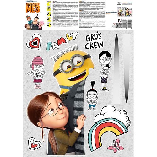 IMAGICOM Stickers géant Famille Les Minions